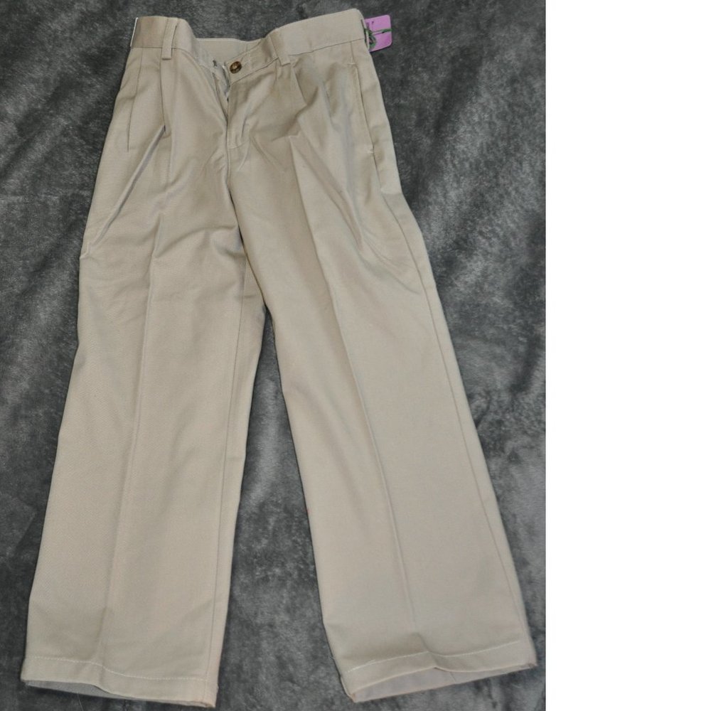 Arrow boys tan chino dress slacks pants NEW size 7 regular (23)